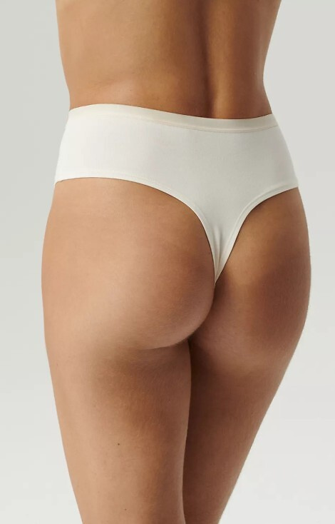 Figi damskie 3CLP-015 High Brazilian Atlantic- ecru-beżowy-beżowy ciemny