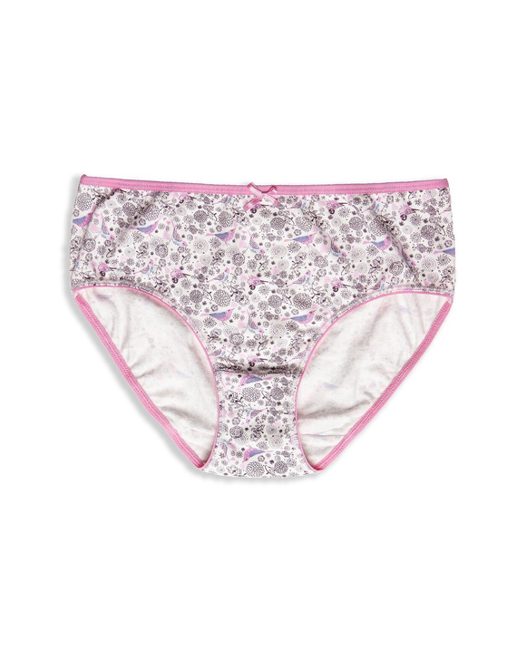 Figi Damskie L-122 BI-49 A'2 Lama niebieski biały różowy