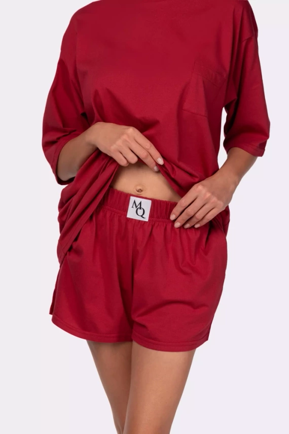 Piżama damska Joy shortsleeve Mona burgund