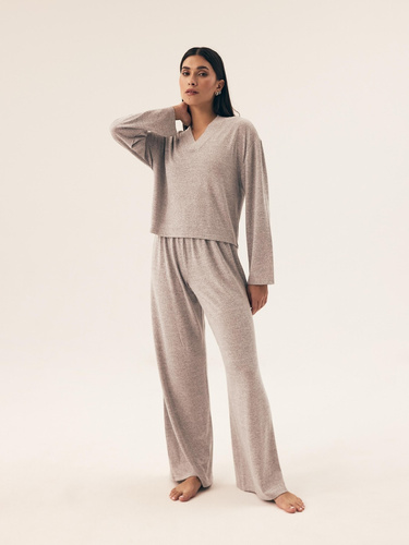 Piżama Damska 42024 Fudge Henderson jasny szary