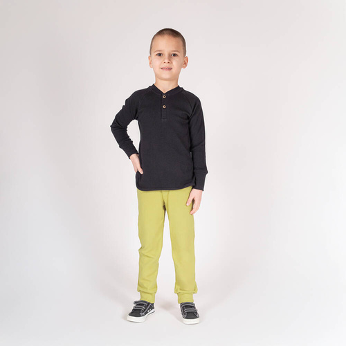 Spodnie dresowe 169541 Nicol - limonkowy