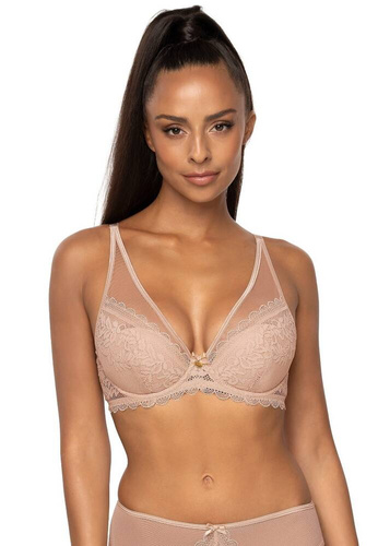 Biustonosz Push-up M-0198/11 Estelle Mat beżowy