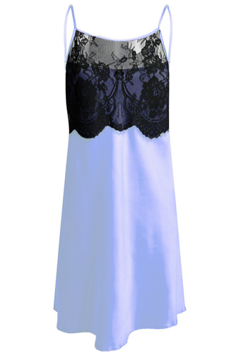 Halka satynowa Janice DKaren - błękit