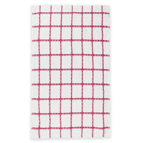 Ścierka kuchenna kratka Big Check Domarex różowy
