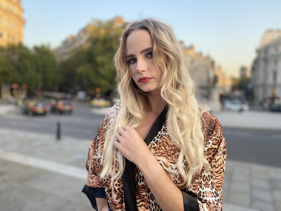 417 Valentina szlafrok damski Forex - beżowy