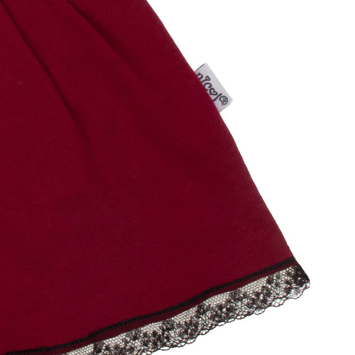 163176 Magia Świąt Sukienko-body Nicol - bordo