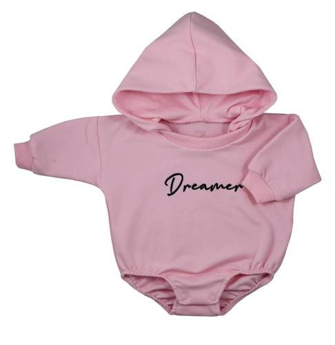 Body z kapturem Dreamer Koala -  jasny róż