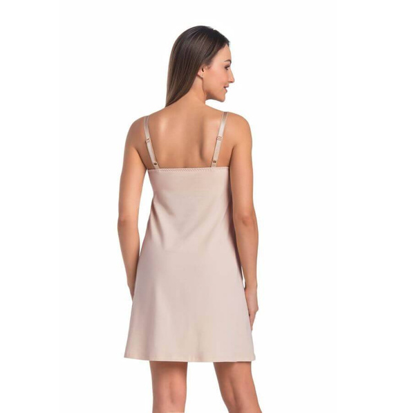 Koszula nocna do karmienia Mommy Teyli - beżowa