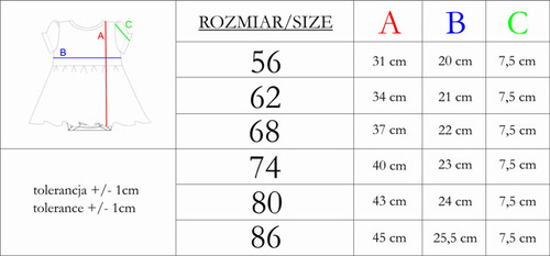 213159 Nelly Sukienko-body Nicol - niebieski