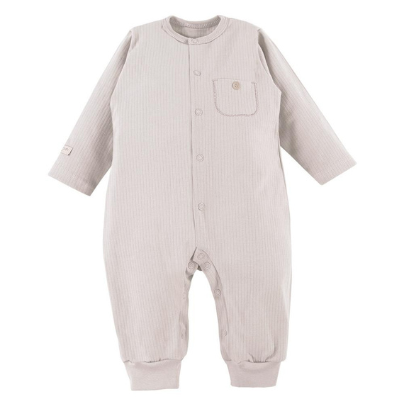 Pajac z kieszonką bez stópek "Simply Comfy" Eevi-beżowy
