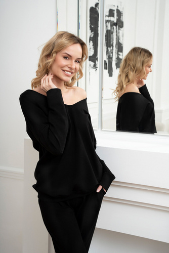 Komplet Damski Karina Italian Fashion - czarny