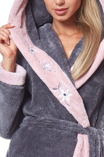  9145 Hft  Szlafrok  Damski L&L  perła