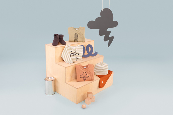 Body z długim rękawem Olivier Pinokio - ecru