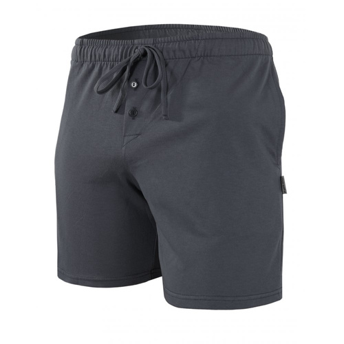 Spodnie piżamowe Milo 2 Sesto Senso gładkie grafitowy