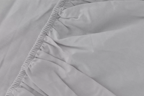 Prześcieradło z mikrofibry Poly Detexpol szary