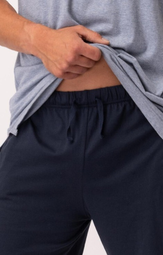 Piżama Męska MNS 628 Key - niebieski