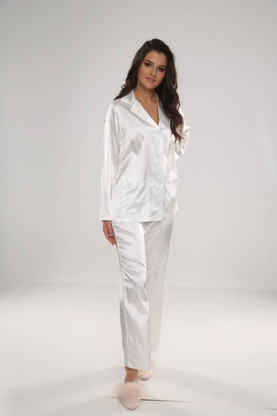 934 Classic Piżama damska Forex - pearl/perłowy