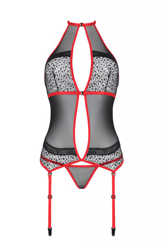 Gorset damski Satara Corset Passion czerwony