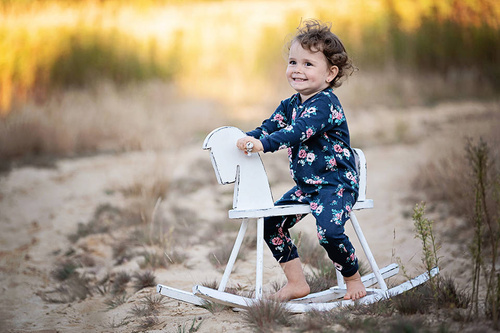 Pajac bez stópek "Rose Bonica" Makoma 