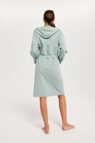 Szlafrok damski Karina Italian Fashion - miętowy