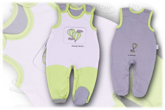 Śpioch bawełniany "BALONIK" łososiowy Terjan