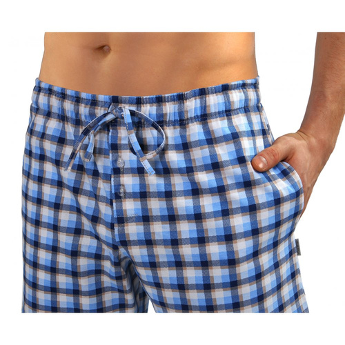 Spodnie piżamowe Milo 2 Sesto Senso kratka 15 niebieski