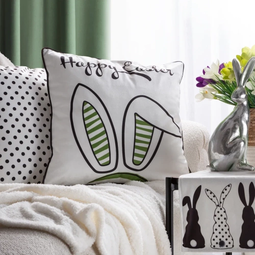 Poszewka wielkanocna Wiosna 2 z welwetu Eurofirany