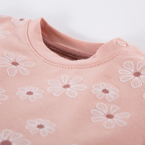 T-shirt dla dziewczynki Daisy Eevi - jasny róż