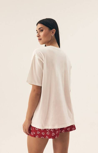 Piżama Damska 42655 Necesito Henderson - kremowa