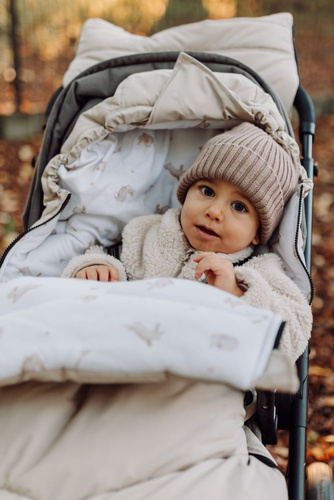 Wodoodporny śpiworek do wózka Everest Makaszka- Honey Bunny