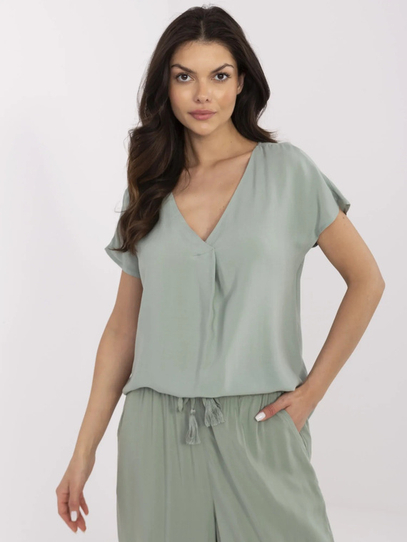 Bluzka damska D73761M11171B Paris pistacjowy