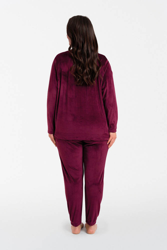 Komplet damski Akara Italian Fashion - bordowy 