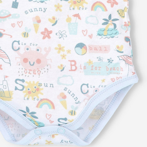 Body dla dziewczynki z falbanką Sunny Nini druk