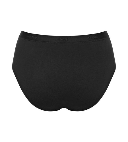 Figi Damskie Casual Midi Sloggi Go - black