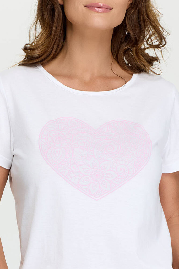 Piżama damska 1 Senizo biały krata