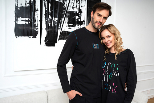 Koszula nocna damska Olza Italian Fashion - czarny