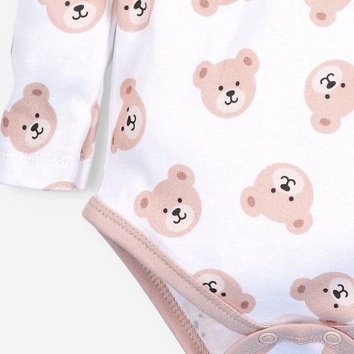 Body z bawełny organicznej Sweet Bears Nini druk