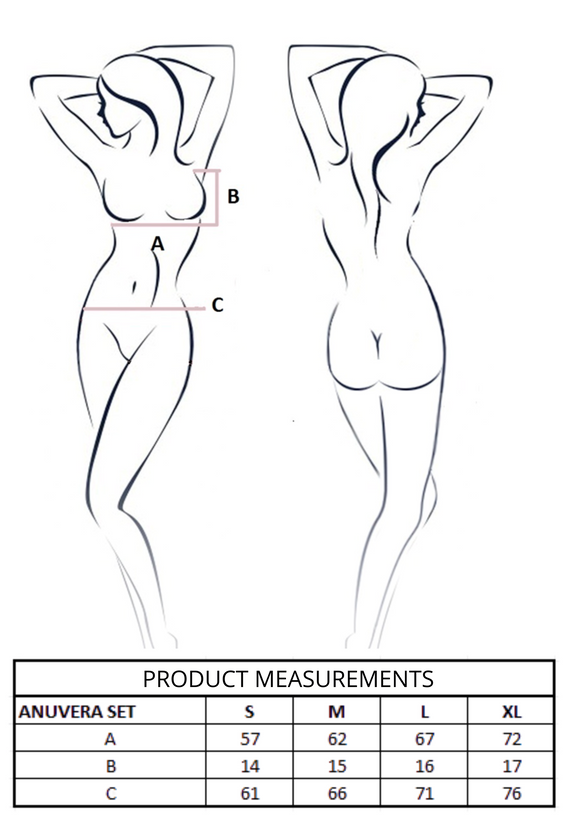 Komplet bielizny Anuvera Black Passion czarny – stylowy i zmysłowy zestaw