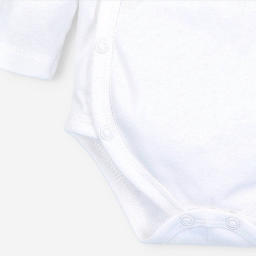 Body kopertowe z bawełny organicznej Wesoła Panda Nini ecru