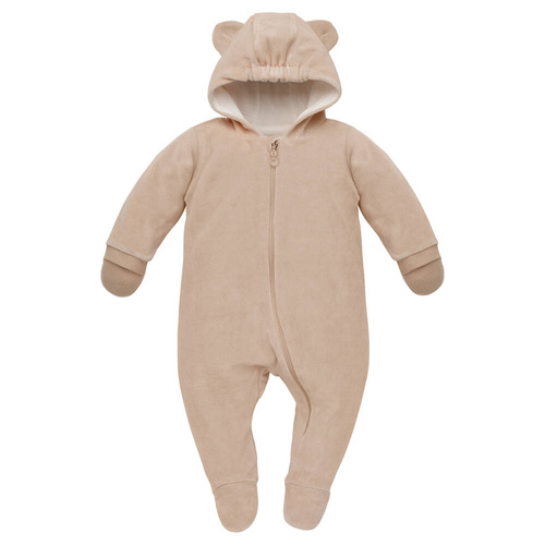 Kombinezon welurowy Lovely Day Pinokio - beżowy 