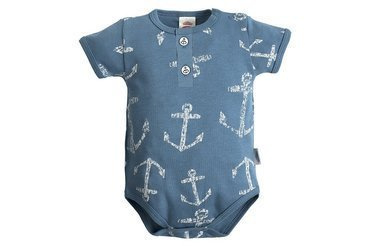 Body polo z krótkim rękawem "BLUE SEA"  Makoma niebieski