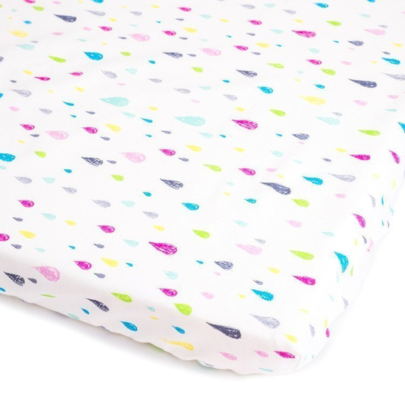 Prześcieradło z gumką Vintage Flowers- Makaszka