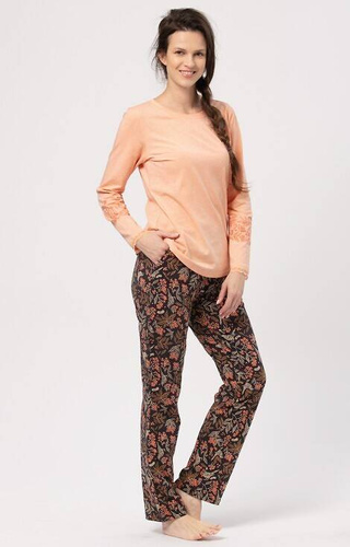 Piżama Damska LNS 785 Key - łososiowa