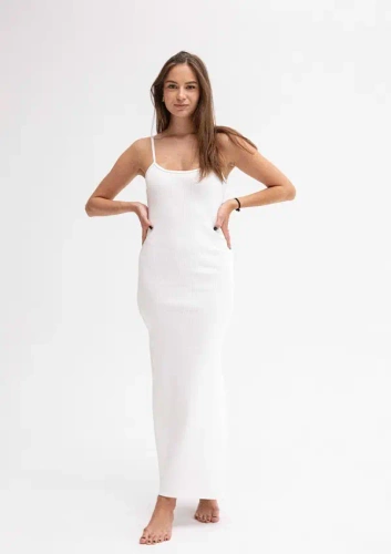 Sukienka bawełniana DK-K-P7 DKaren - ecru