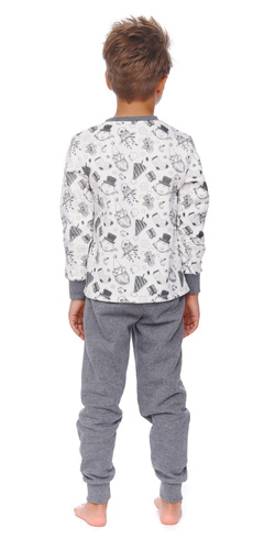 PDU.4548 "Snow" Piżama dziecięca Unisex Doctor Nap - snowman
