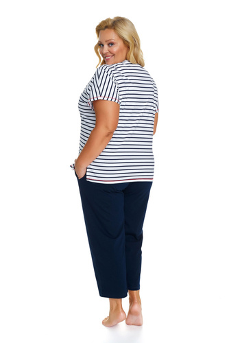 Piżama Damska Plus Size 5369 Doctor Nap - marine