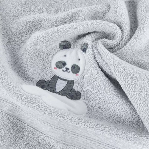 Ręcznik dziecięcy Panda Baby 63 Eurofirany srebrny 