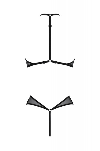 Body damskie Satara Passion czarny