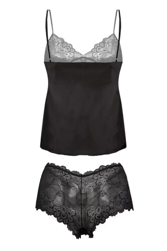 Felicia Komplet piżama damska DKaren - czarne 