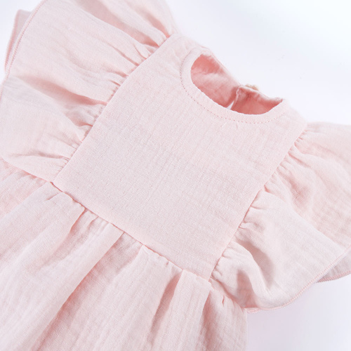 Sukienka muślinowa Strawberry & Love Eevi - jasny róż